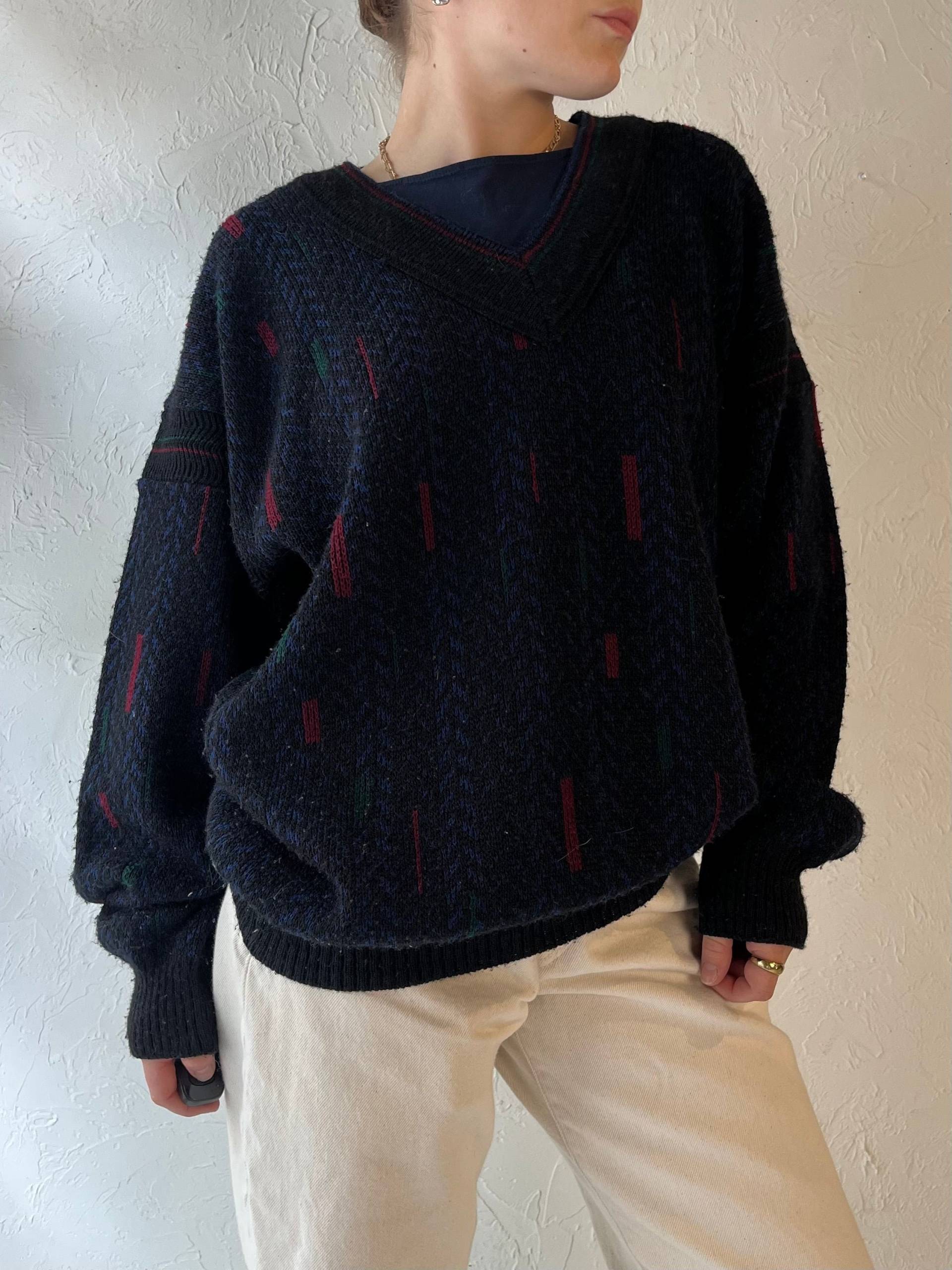 80Er Jahre "London Fog' V Neck Strickpullover/Medium von TheWildHoneyShop