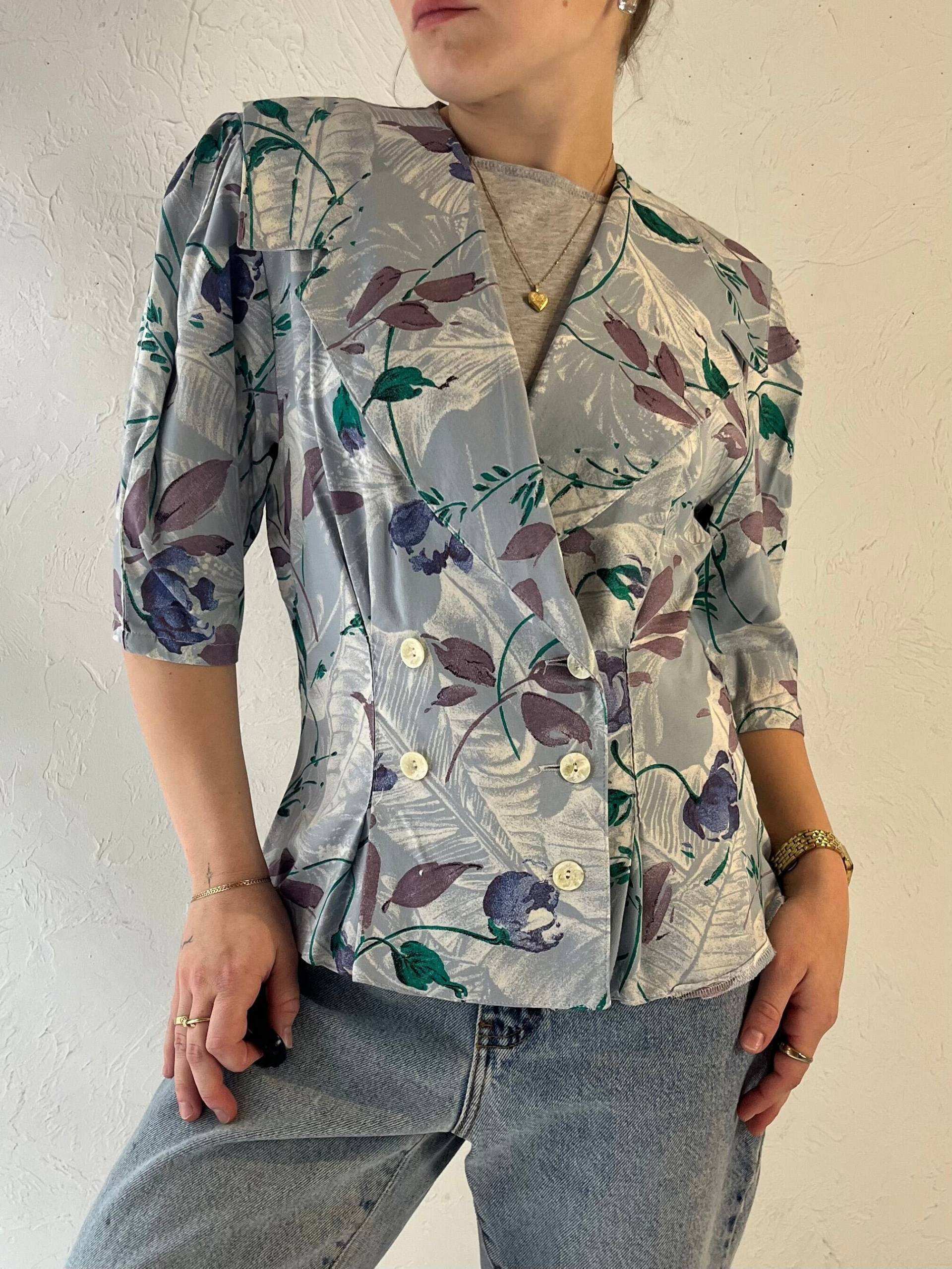 80Er Jahre Steilmann Bluse Mit Kragen von TheWildHoneyShop