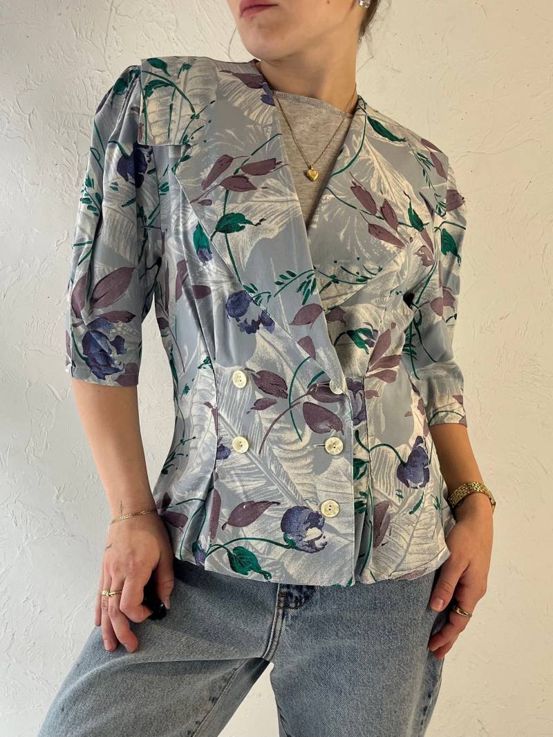 80Er Jahre Steilmann Bluse Mit Kragen von TheWildHoneyShop