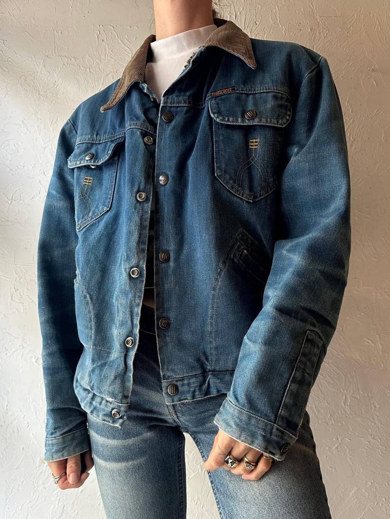 80Er Jahre "Three Bears' Faux Shearling Gefütterte Demin Jacke/Medium von TheWildHoneyShop