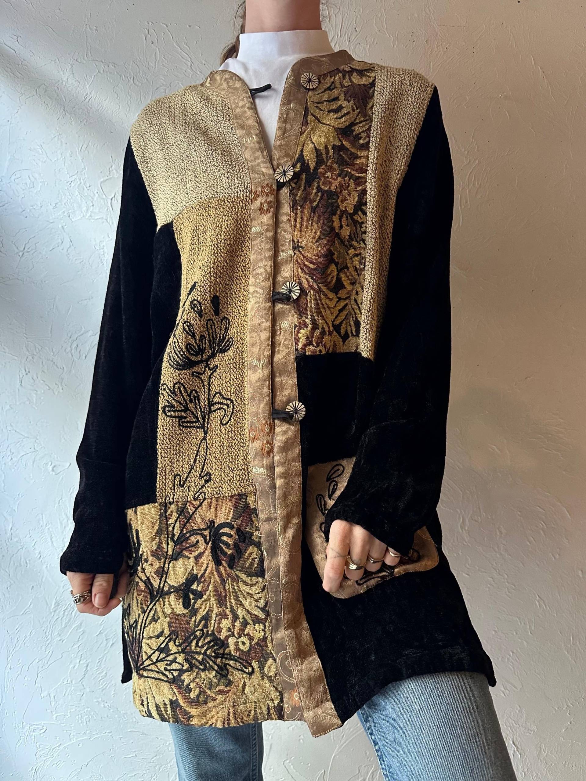 90Er "Allure' Gobelin Mantel/Medium von TheWildHoneyShop