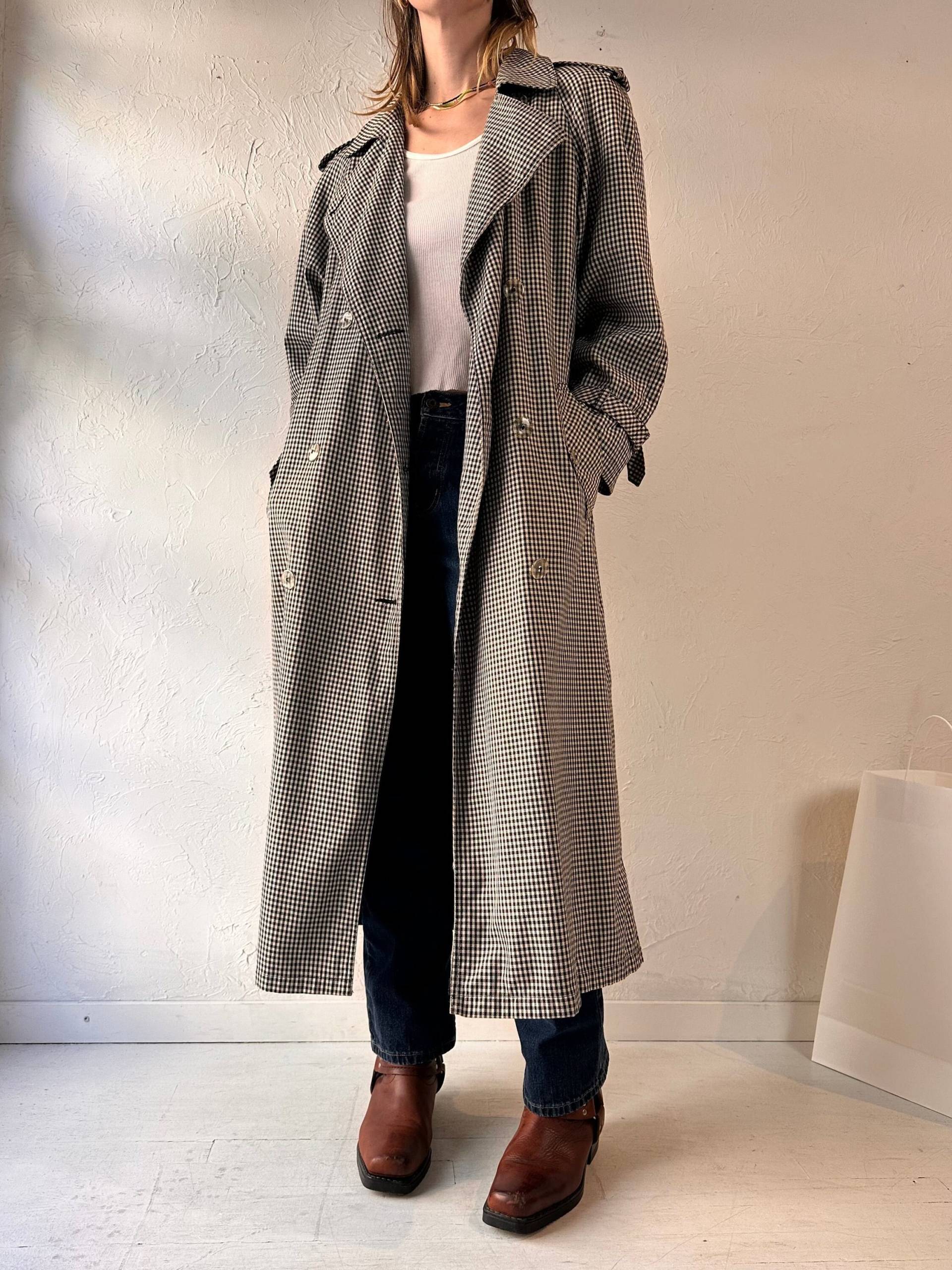 "90Er Jahre Gingham ""Jones New York"" Trenchcoat/Medium." von TheWildHoneyShop