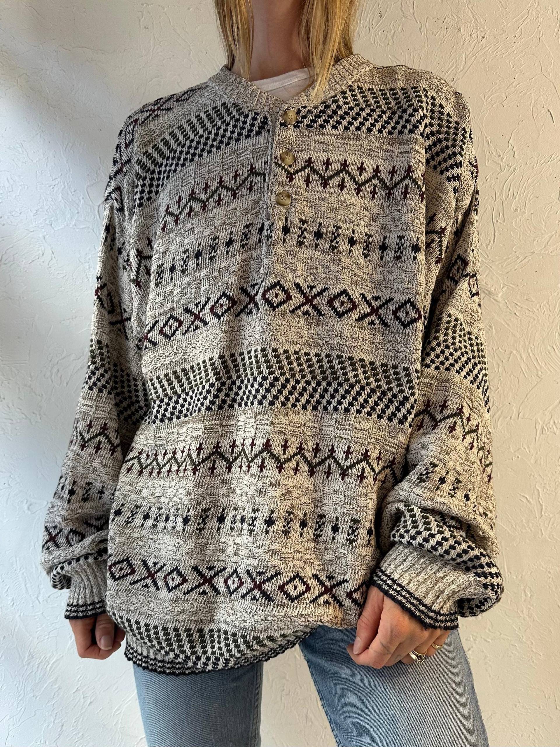 90Er Jahre "Jantzen' Grandpa Sweater/Xl von TheWildHoneyShop