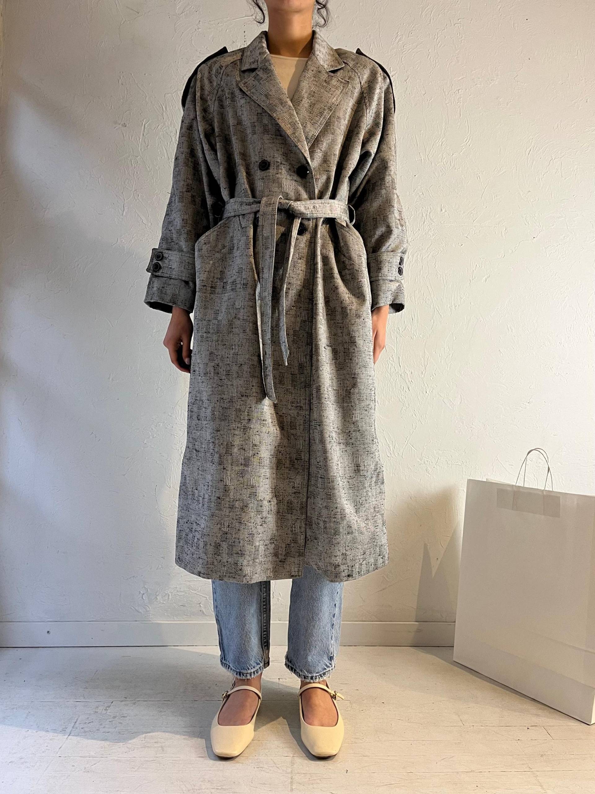 90S "Cyclone' Grauer Trenchcoat/Medium von TheWildHoneyShop