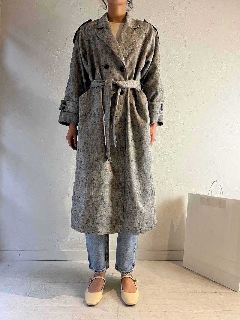 90S "Cyclone' Grauer Trenchcoat/Medium von TheWildHoneyShop