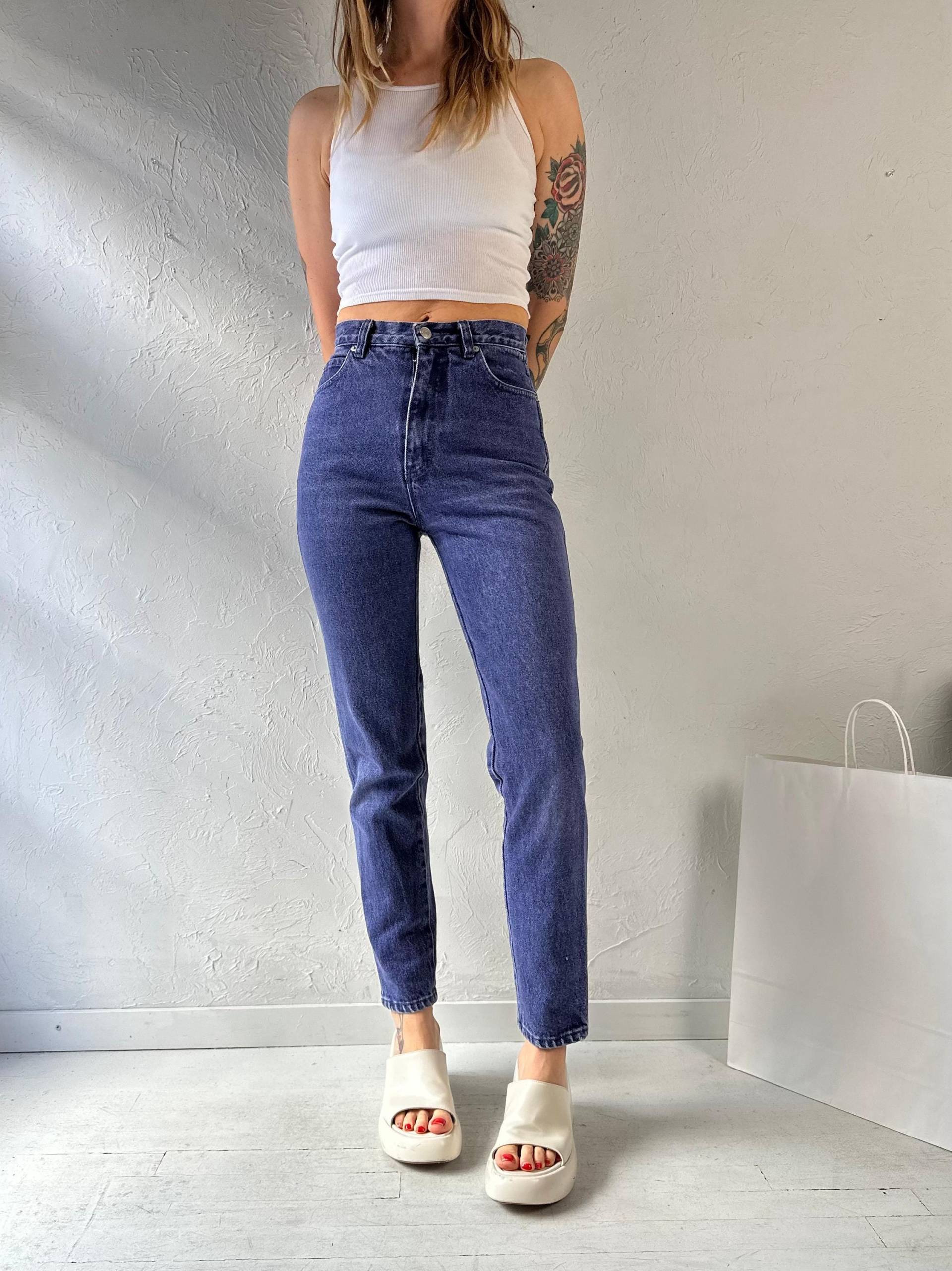 90S "Jordache' Lila Skinny High Waisted Jeans/Xs von TheWildHoneyShop