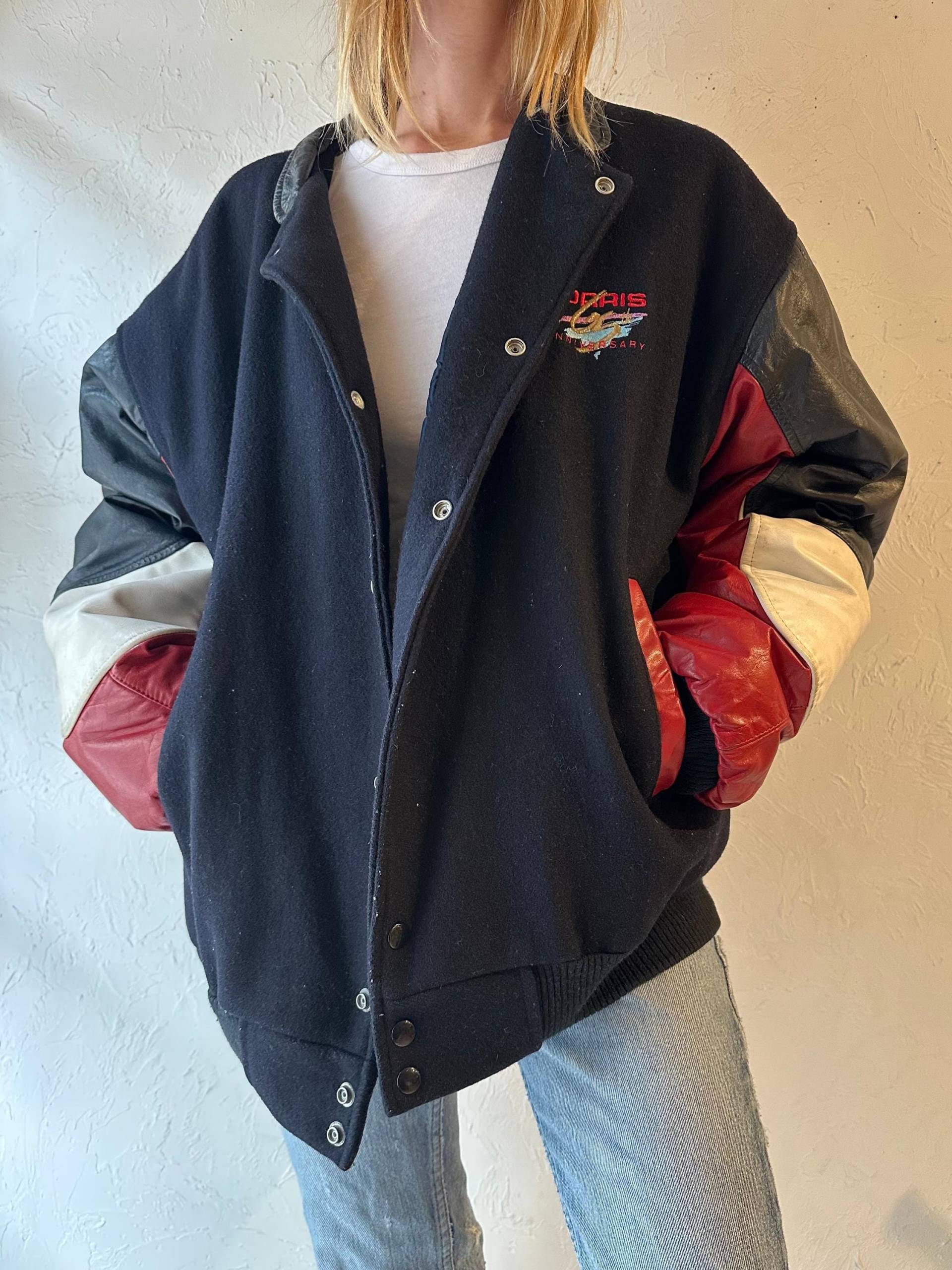 90S "Modern' Morris Bomber Jacket/Large von TheWildHoneyShop