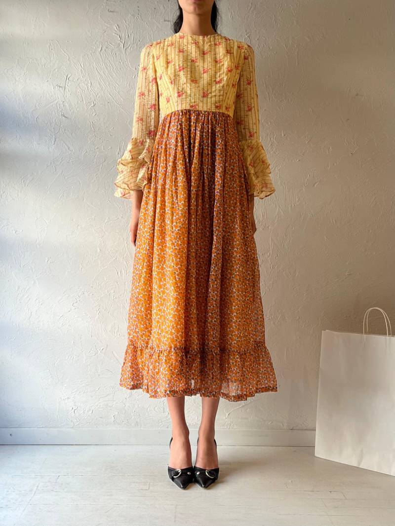 Vintage Handmade Langarm Prairie Kleid/Small von TheWildHoneyShop