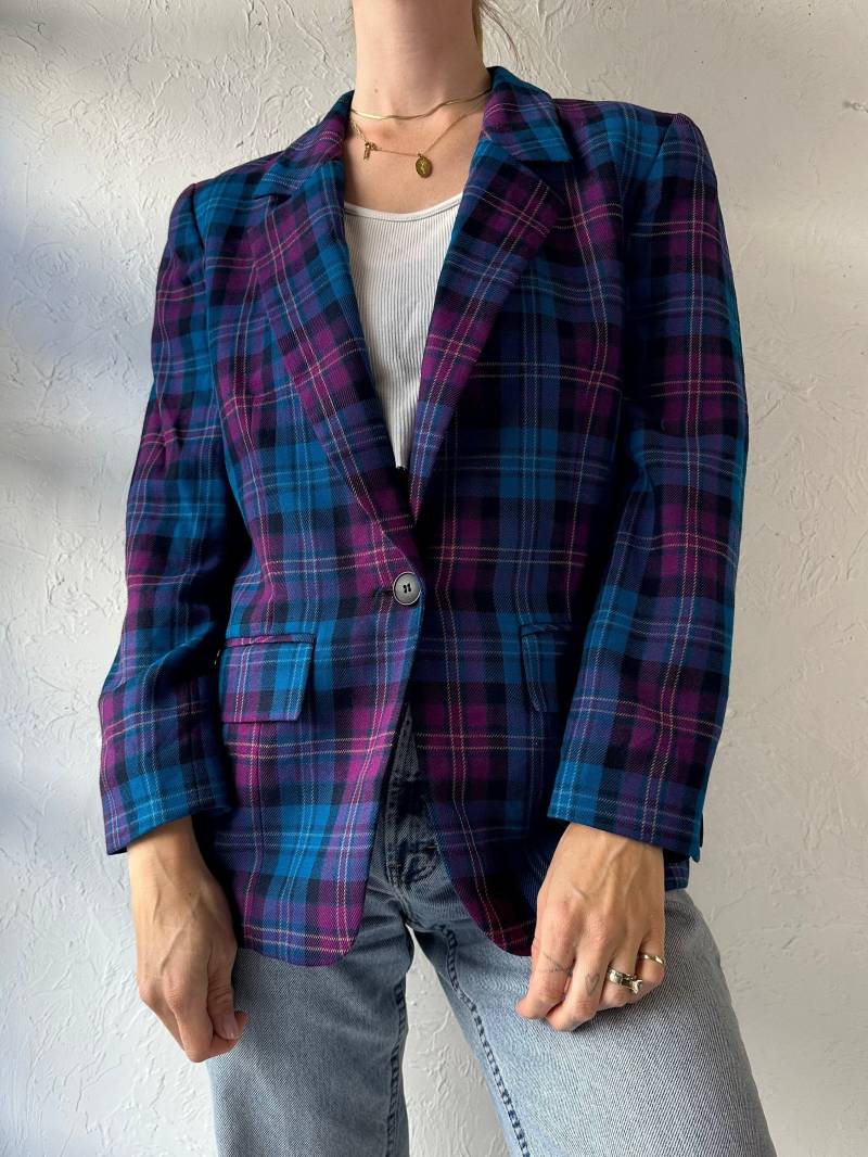 Vintage "Pendleton' Karierter Wollblazer/Medium von TheWildHoneyShop
