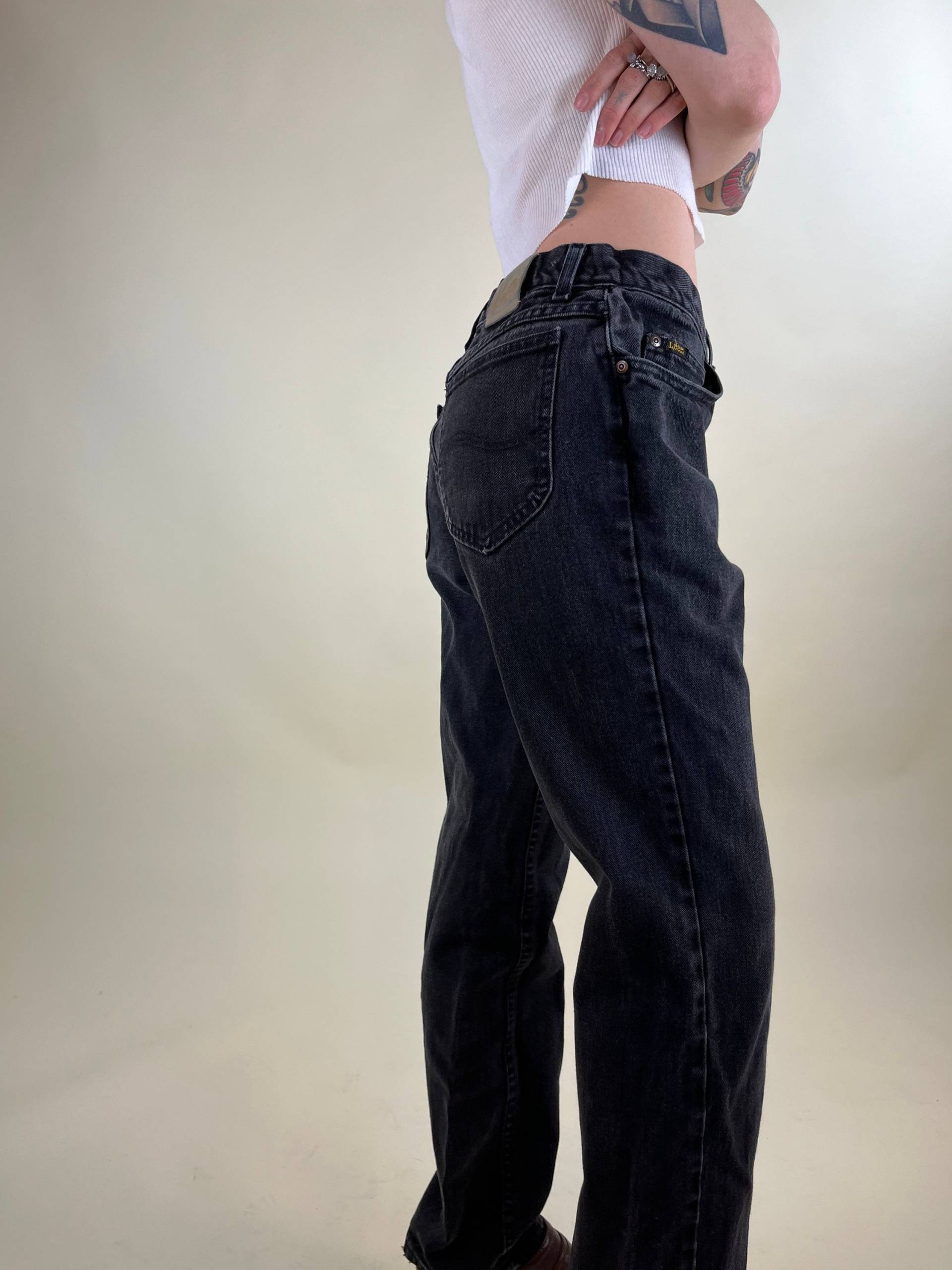 Y2K Lee Black Denim Jeans/30" von TheWildHoneyShop