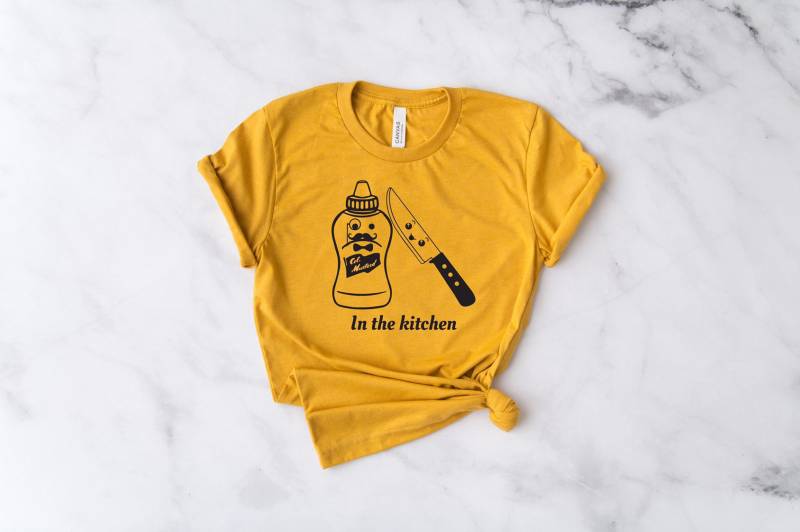 Colonel Mustard in Der Küche Mystery Fan Hinweis Geschenk Frauen Männer T-Shirt Tank von TheWildPeas