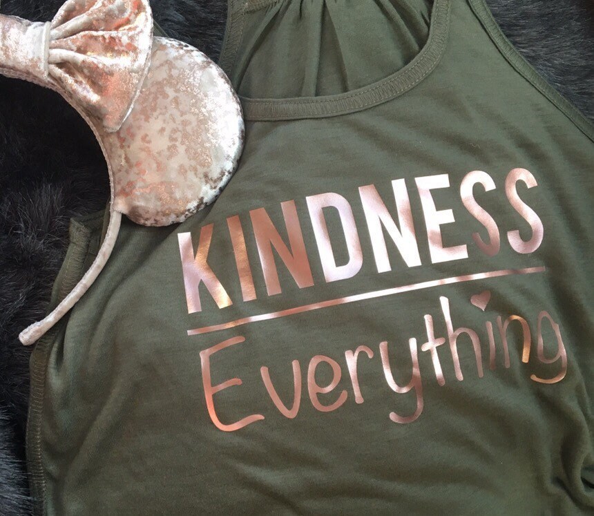 Kindness Over Alles Tank T-Shirt Statement Shirt Kindness Over Alles Tank T-Shirt Statement Shirt von TheWildPeas