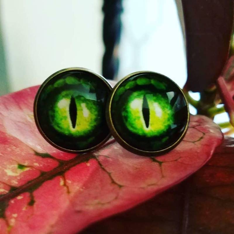 Drachenauge-Ohrringe von TheWiltedQuill