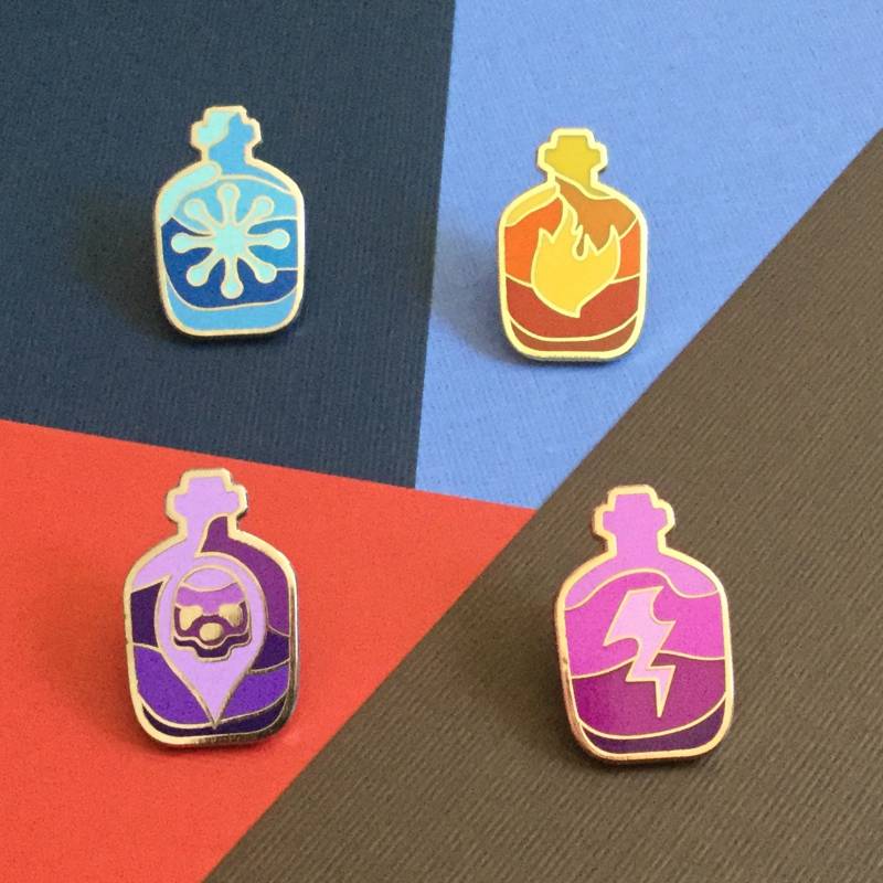 Dragon Age Tonic Pins - Widerstands Kit von TheWindsNocturne