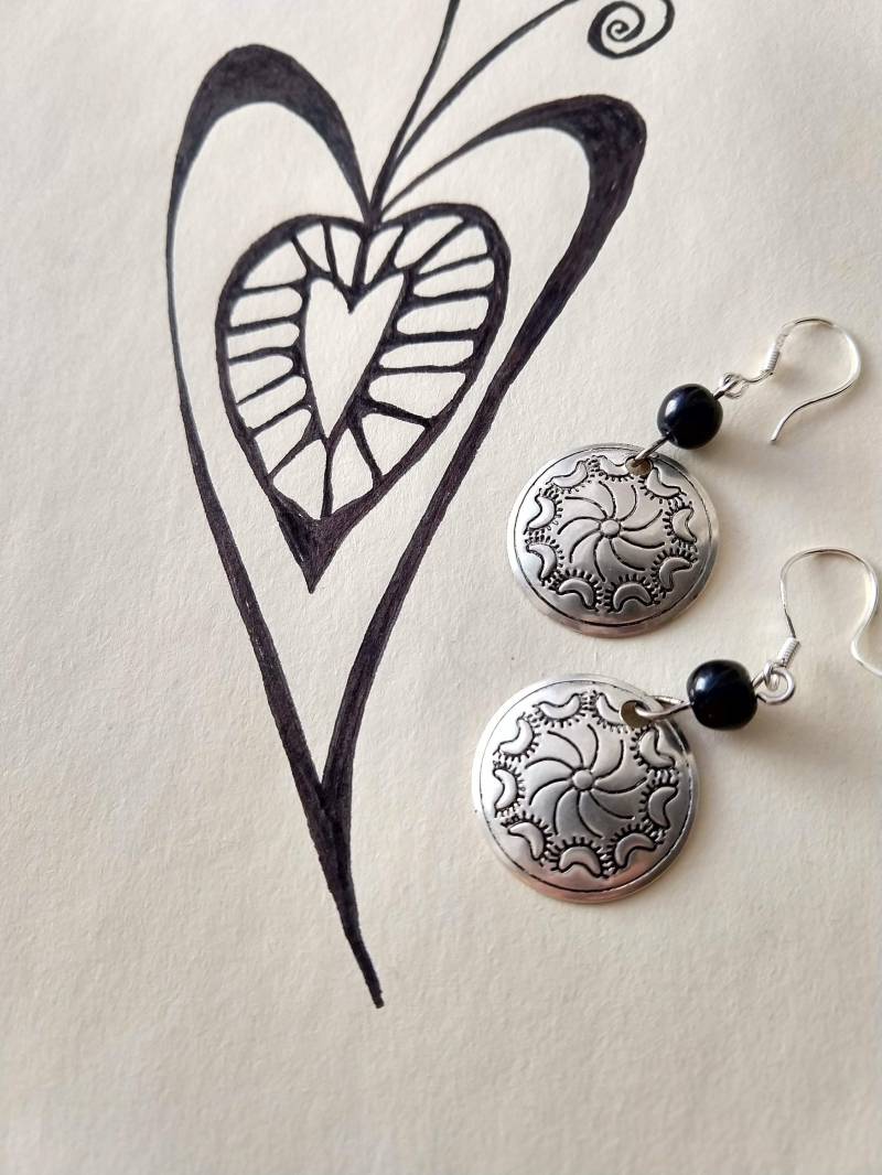 Antike Mandala Ohrringe von TheWishingWardrobe