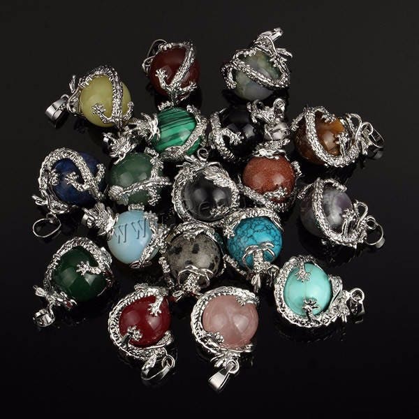 16 Mm-Mix-stein Anhänger Amethyst Lapislazuli Karneol Türkis Onyx Jaspis Opal Achat Runde Perlenanhänger Drache 16 Mm-Mix-stein Anhänger Amethyst Lapislazuli Karneol Türkis Onyx Jaspis Opal Achat Runde Perlenanhänger Drache von TheWishster