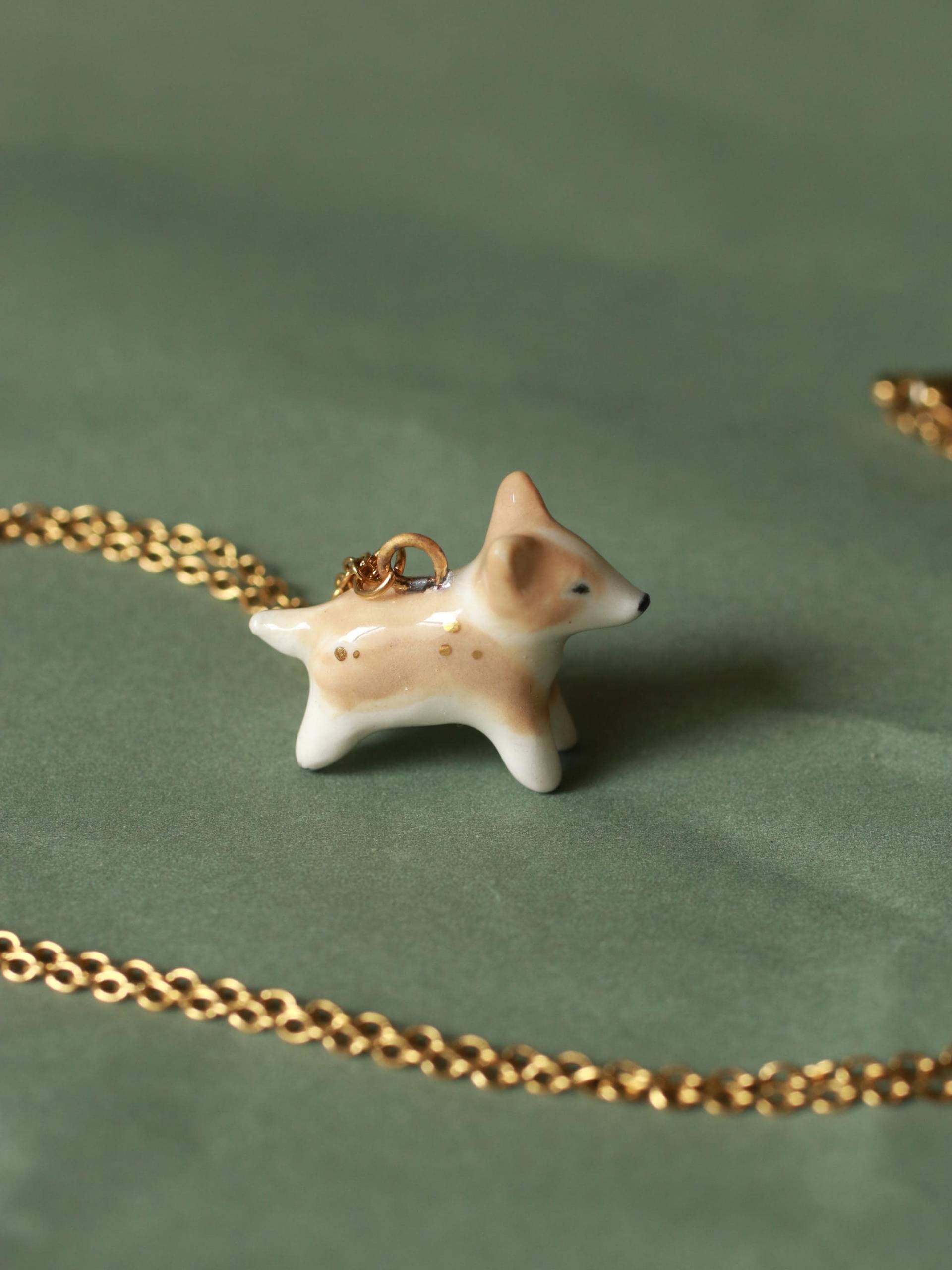 Keramik Corgis Halskette - Handgemachte Porzellan Anhänger Niedlicher Hund Schmuck Kleiner Charme Niedliche Besitzer Geschenk Cottagecore Keramik Corgis Halskette - Handgemachte Porzellan Anhänger Niedlicher Hund Schmuck Kleiner Charme Niedliche Besitzer Geschenk Cottagecore von TheWoodsofWonder