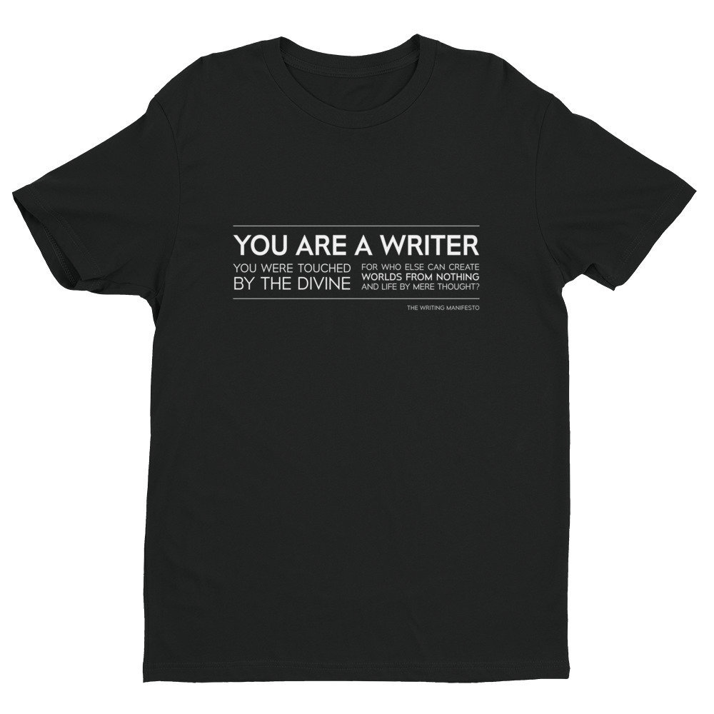 Sie Sind Ein Schriftsteller Premium Schwarzes T-Shirt Für Angehende Schriftsteller, Autoren Und Dichter/Das Manifest Gedichte Zu Schreiben Wort Sie Sind Ein Schriftsteller Premium Schwarzes T-Shirt Für Angehende Schriftsteller, Autoren Und Dichter/Das Manifest Gedichte Zu Schreiben Wort von TheWritingManifesto