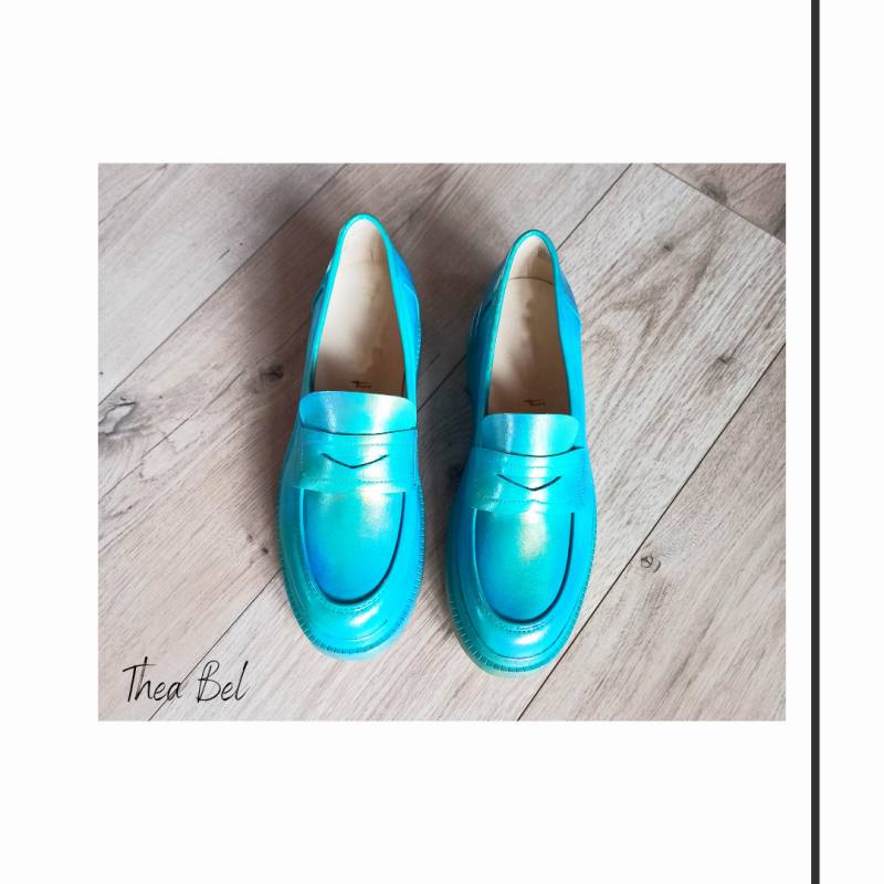 Hausschuhe Handbemalt von TheaBelCZ