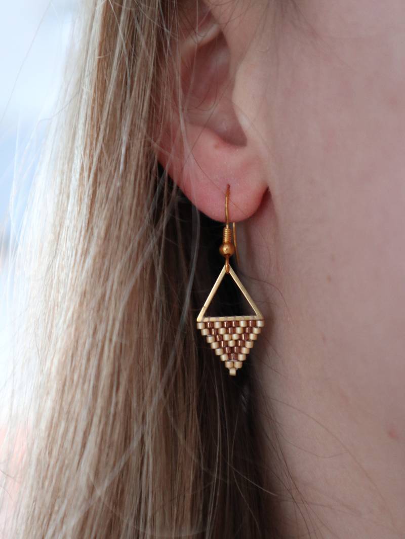 Handmade Brick Stich Earrings Handmade Brick Stich Earrings von TheaSJewelryGermany