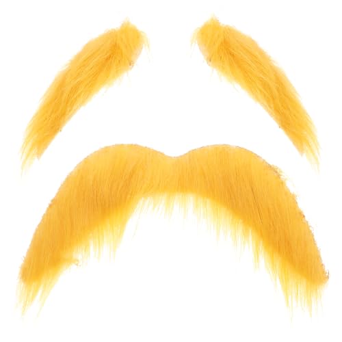 1 Set von Halloween Party Fake Bart Dekor Simulation Augenbrauen Fake Bart Cosplay Zubehör von Theaque