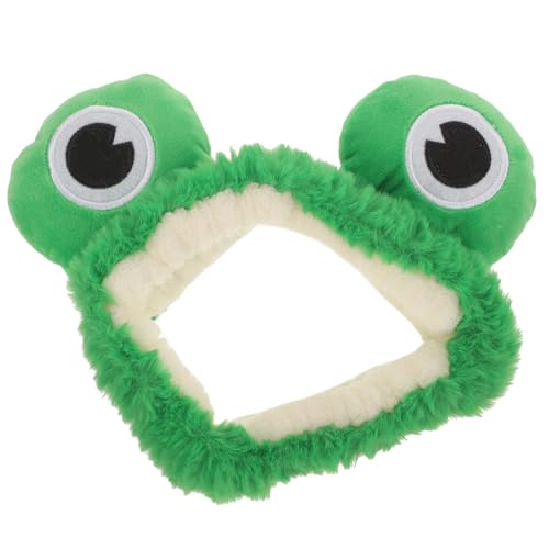 Theaque Frosch Stirnband Cartoon Haarband Festival Band Cosplay Foto Prop Spa Stirnband Gesicht Waschen Stirnband von Theaque