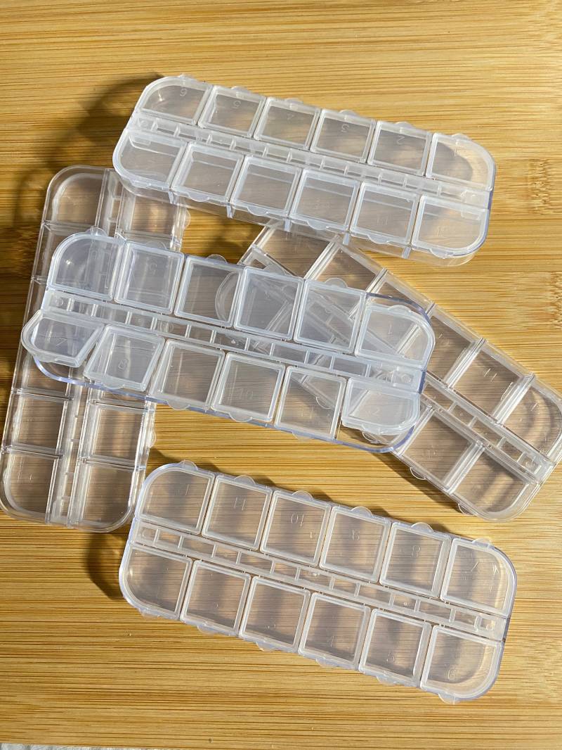 Sortierbox, Perlenbox, Klappbox, Boxen | Leer 6 Fächer 12 Fächern von Thebestbox66