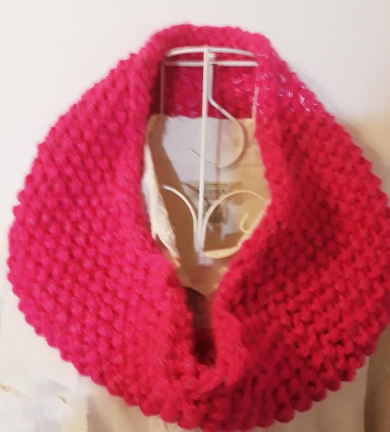 Pinker Schlauchschal Pinker Schlauchschal von Thecolorfulknitter