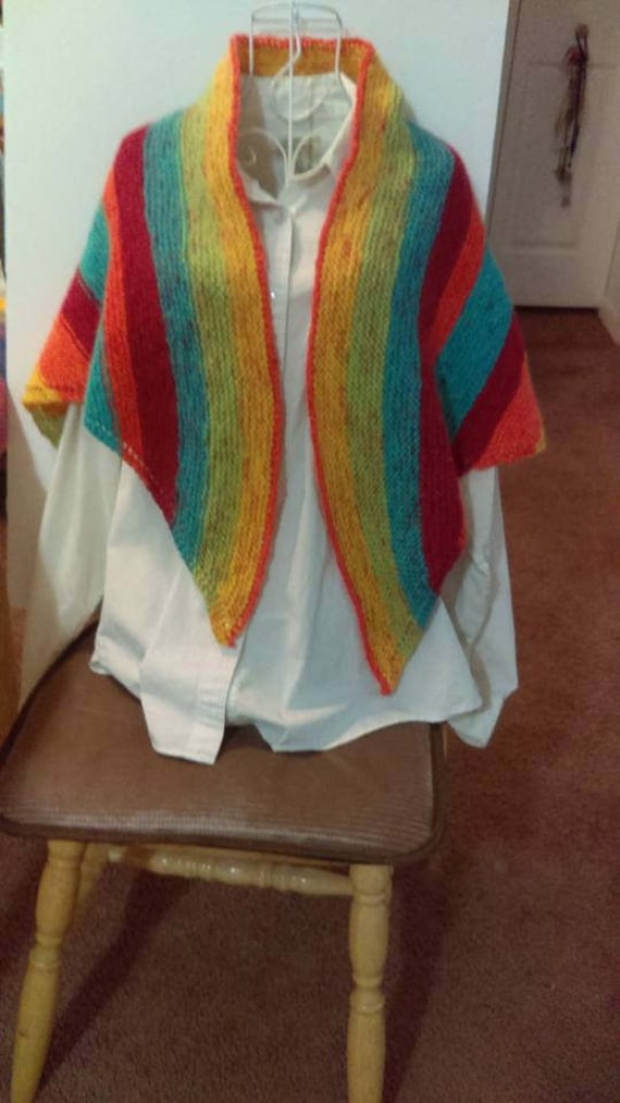 Regenbogen Frühlingsschal Regenbogen Frühlingsschal von Thecolorfulknitter