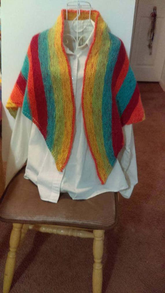 Regenbogen Frühlingsschal Regenbogen Frühlingsschal von Thecolorfulknitter