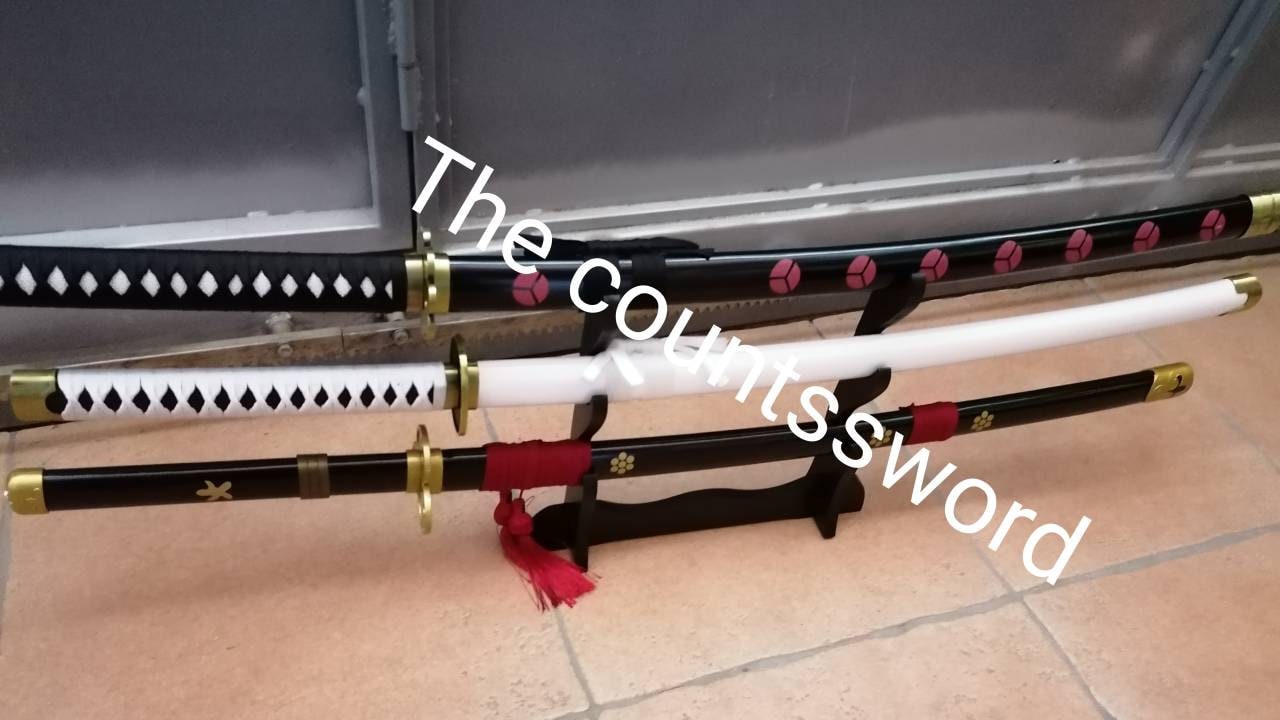 Set Mit 3 Schwertern Der Zoro-Katanas Enma Wado Ichimonji Und Shuusui Set Mit 3 Schwertern Der Zoro-Katanas Enma Wado Ichimonji Und Shuusui von Thecountsswords