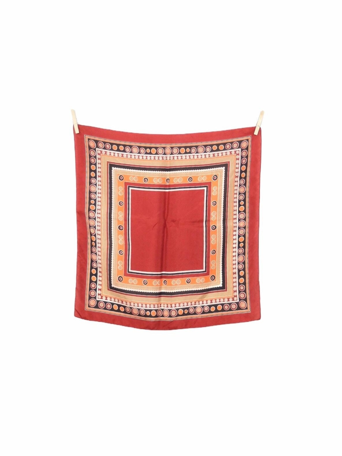Vintage 80Er Seide Boho Rot Abstrakt Gemustert Quadrat Halstuch Krawatte Schal Vintage 80Er Seide Boho Rot Abstrakt Gemustert Quadrat Halstuch Krawatte Schal von TheeCultivator