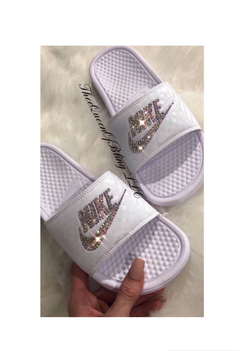 Womens Bling Benassi Badelatschen von TheeQueenOfBling
