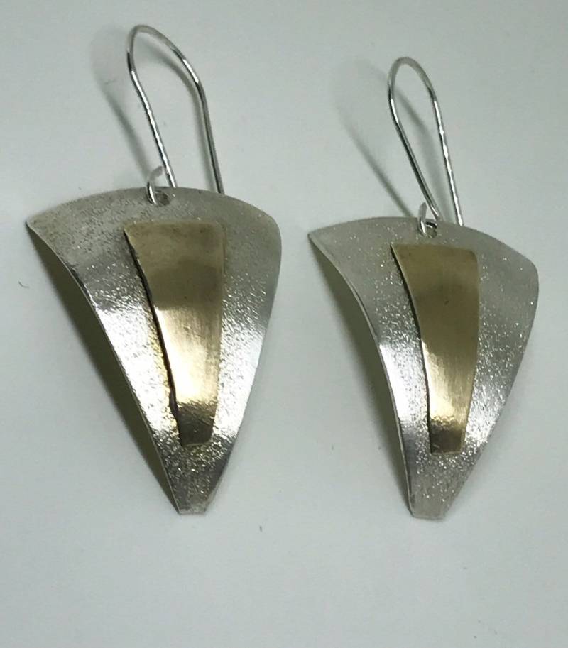 Atemberaubende Silberohrringe/Silber Und Messingohrringe Handgefertigte Ohrringe Einzigartige Handgemachte Muttertagsgeschenk Für Sie von Thefuncompany