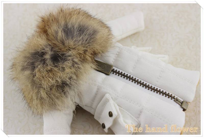 Blythe Verdicken Winter Pelze Kragen Wollmantel Parka Lange Mantel Jacke Outwear Blythe Verdicken Winter Pelze Kragen Wollmantel Parka Lange Mantel Jacke Outwear von Thehandflower