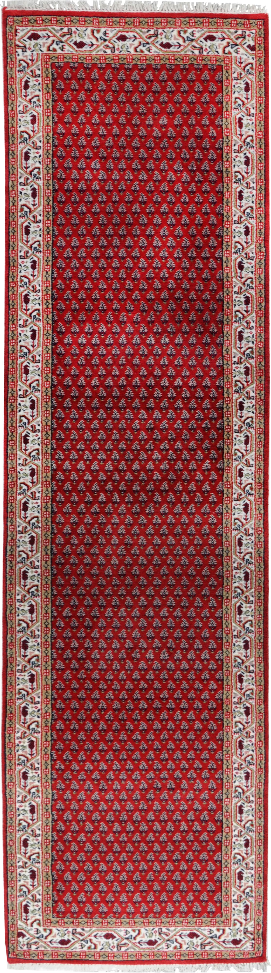 THEKO Läufer "Chandi Mir" rechteckig 12 mm Höhe Teppich-Läufer, reine Wolle, handgeknüpft, mit Fransen von Theko