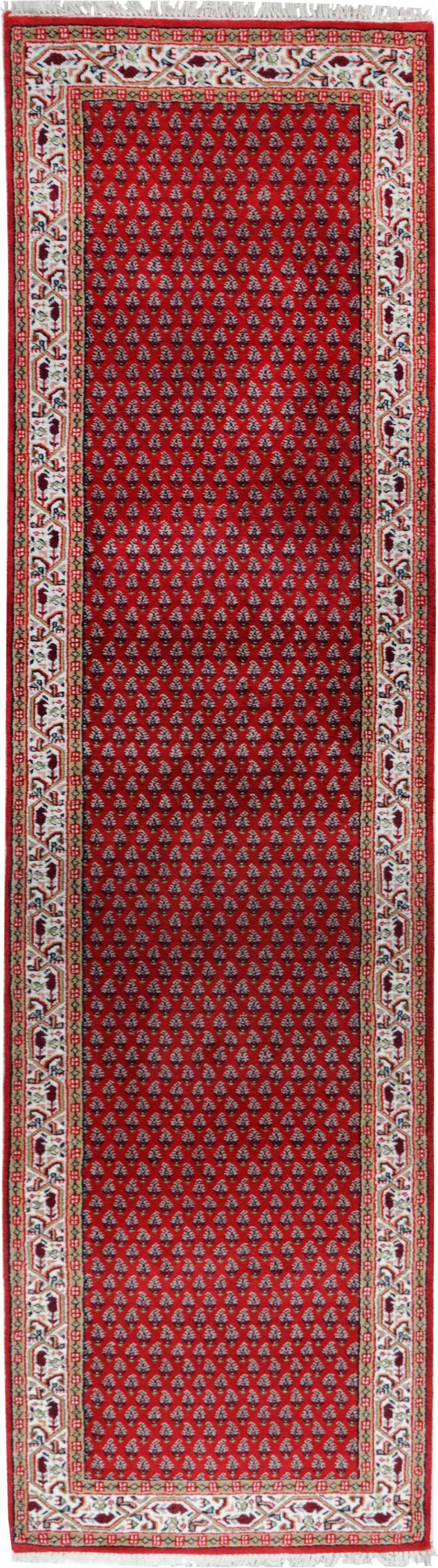 THEKO Läufer "Chandi Mir" rechteckig 12 mm Höhe Teppich-Läufer, reine Wolle, handgeknüpft, mit Fransen von Theko