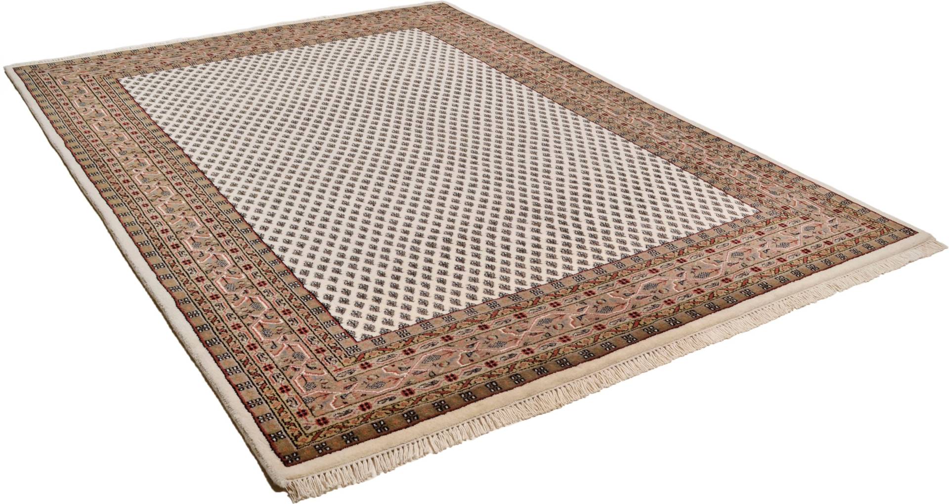 THEKO Orientteppich "Chandi Mir", rechteckig, 12 mm Höhe, reine Wolle, handgeknüpft, mit Fransen von Theko
