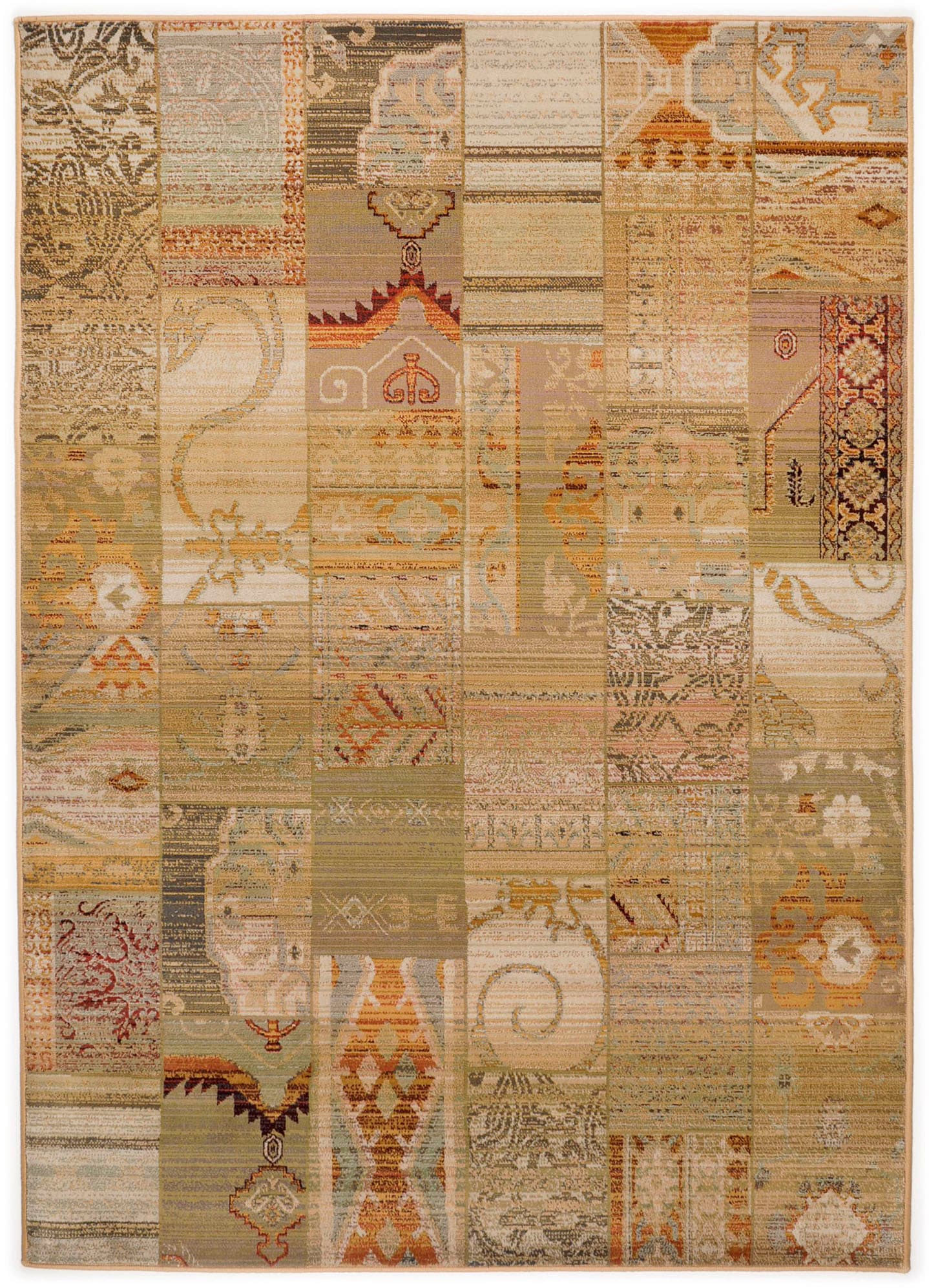 THEKO Teppich "Gabiro 5504", rechteckig, 10 mm Höhe, Melange-Effekt, Patchwork Design, auch als Läufer, Wohnzimmer THEKO Teppich "Gabiro 5504", rechteckig, 10 mm Höhe, Melange-Effekt, Patchwork Design, auch als Läufer, Wohnzimmer von Theko