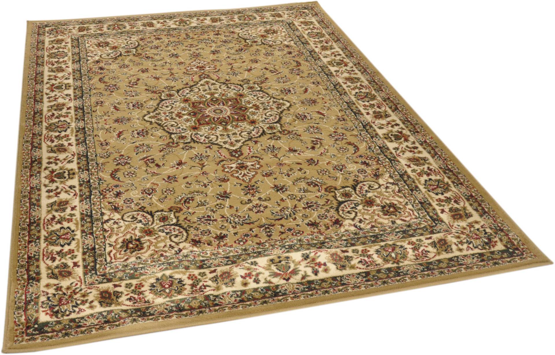 THEKO Teppich "Hamadan 359" rechteckig 10 mm Höhe Kurzflor, Orient-Optik, auch als Läufer von Theko