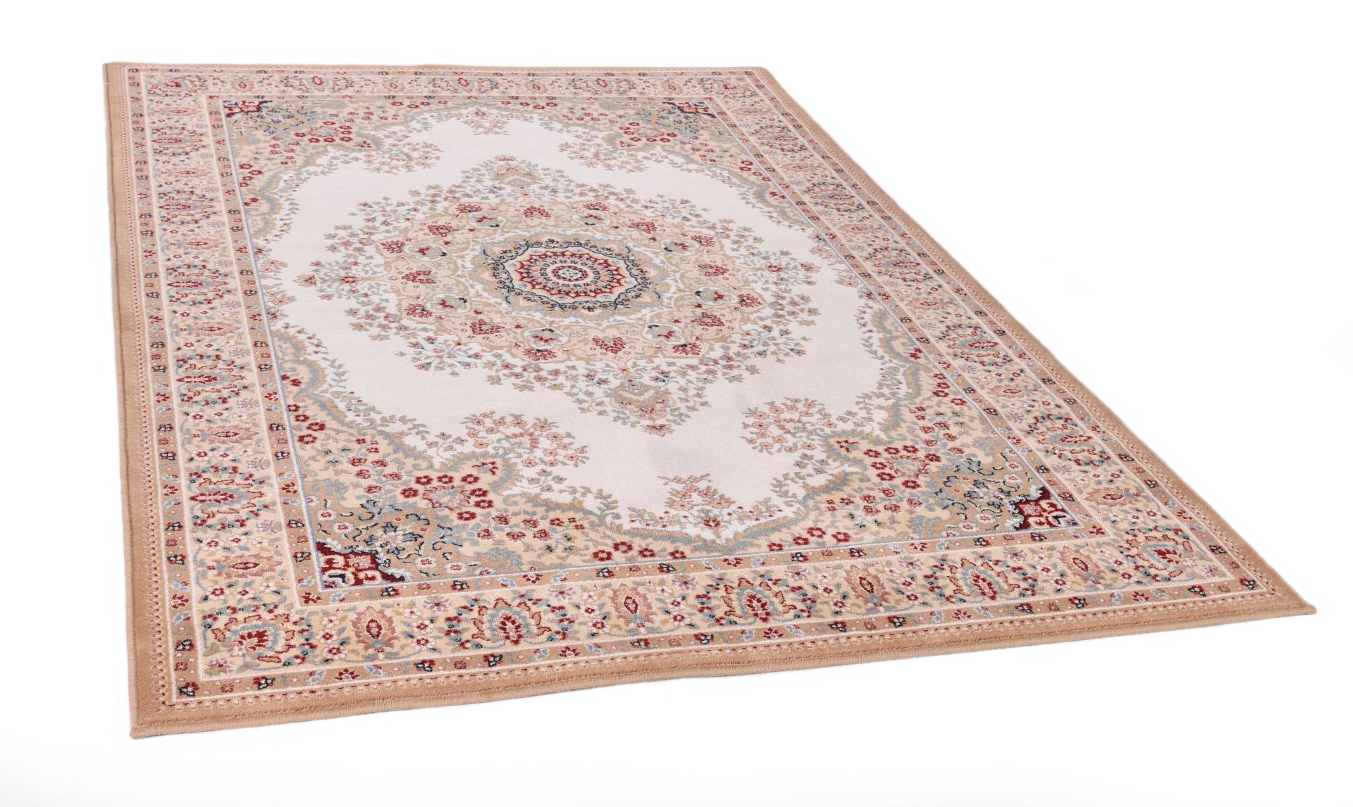 THEKO Wollteppich "Dolna - 809" rechteckig 10 mm Höhe Kurzflor, reine Wolle, Orient-Optik von Theko