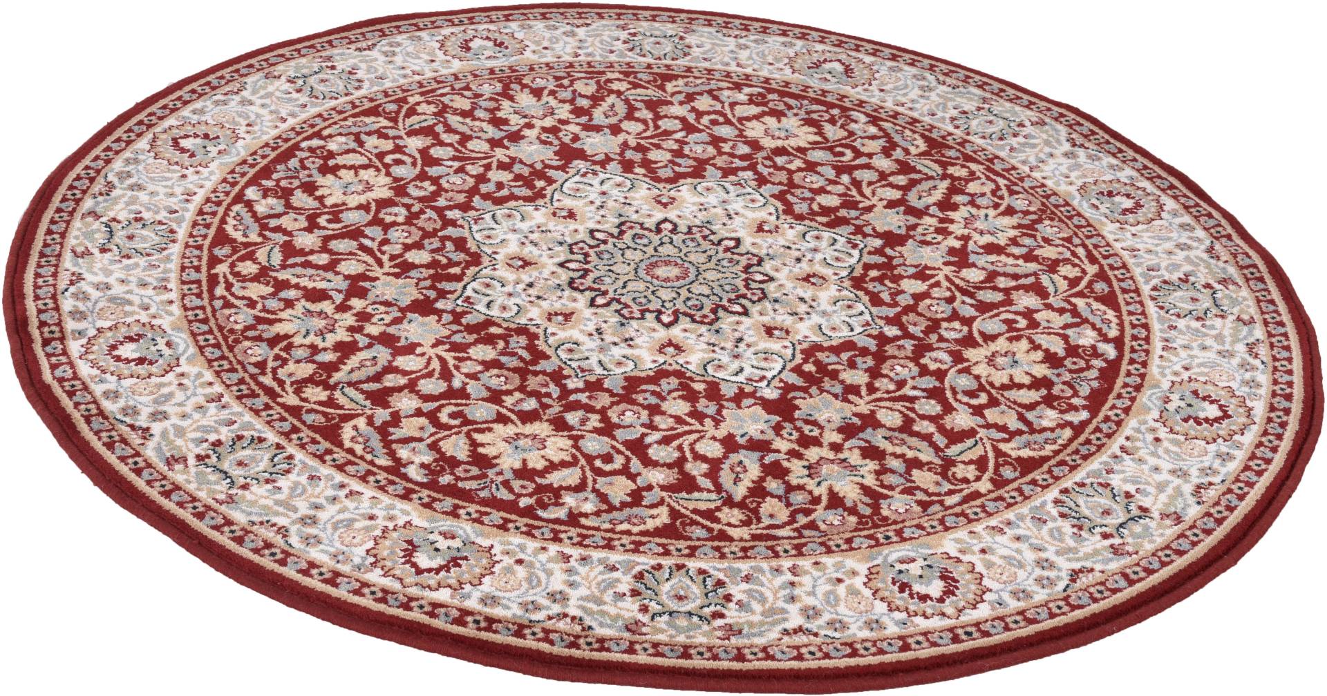 THEKO Wollteppich "Dolna - 859", rund, 10 mm Höhe, Kurzflor, reine Wolle, Orient-Optik THEKO Wollteppich "Dolna - 859", rund, 10 mm Höhe, Kurzflor, reine Wolle, Orient-Optik von Theko