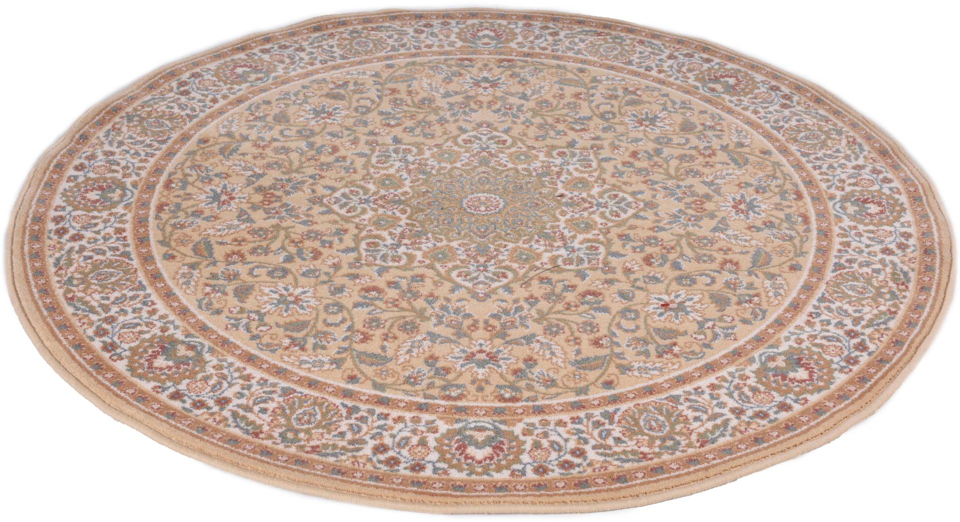 THEKO Wollteppich "Dolna - 859", rund, 10 mm Höhe, Kurzflor, reine Wolle, Orient-Optik THEKO Wollteppich "Dolna - 859", rund, 10 mm Höhe, Kurzflor, reine Wolle, Orient-Optik von Theko