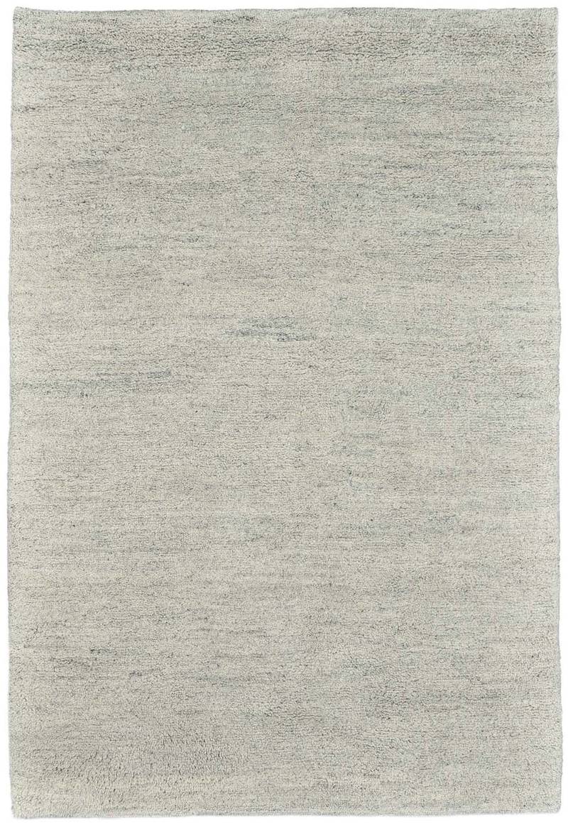 THEKO Wollteppich "Hadj Uni" rechteckig 25 mm Höhe echter Berber Teppich, reine Wolle, meliert, handgeknüpft von Theko