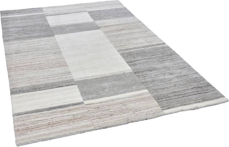 THEKO Wollteppich "Lori Dream Super 3241" rechteckig 16 mm Höhe Handweb Teppich, reine Wolle, handgewebt von Theko