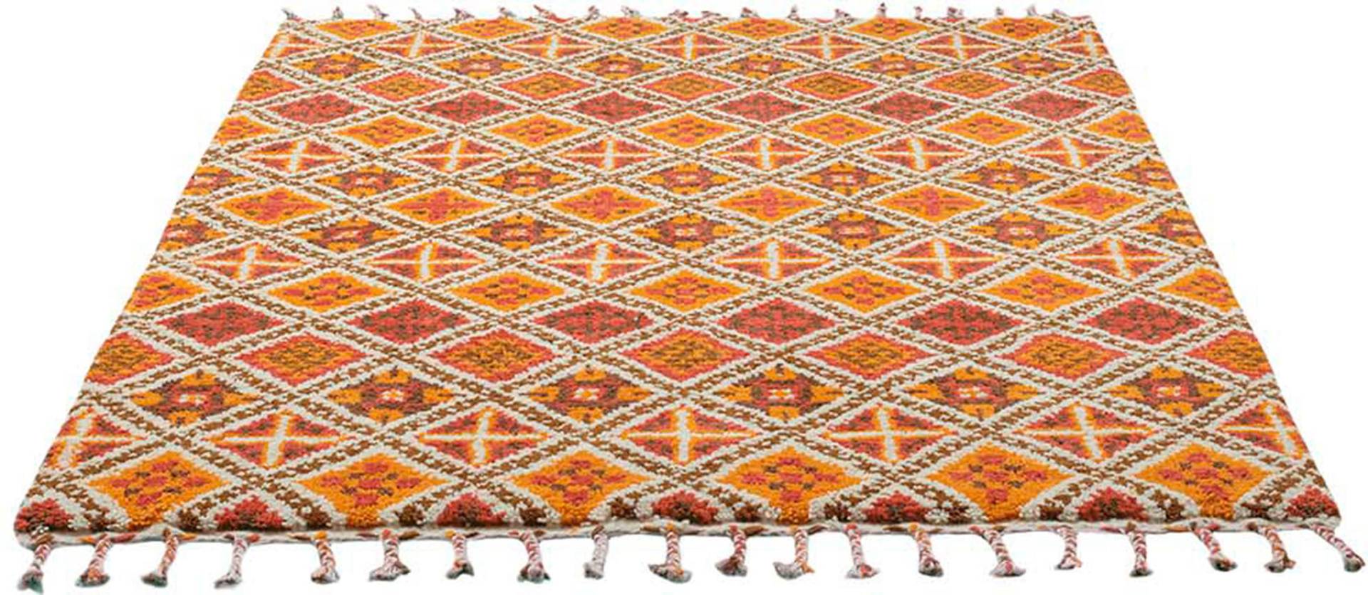 THEKO Wollteppich "Marmoucha", rechteckig, echter Berber Teppich, reine Wolle, handgeknüpft, auch als Läufer von Theko