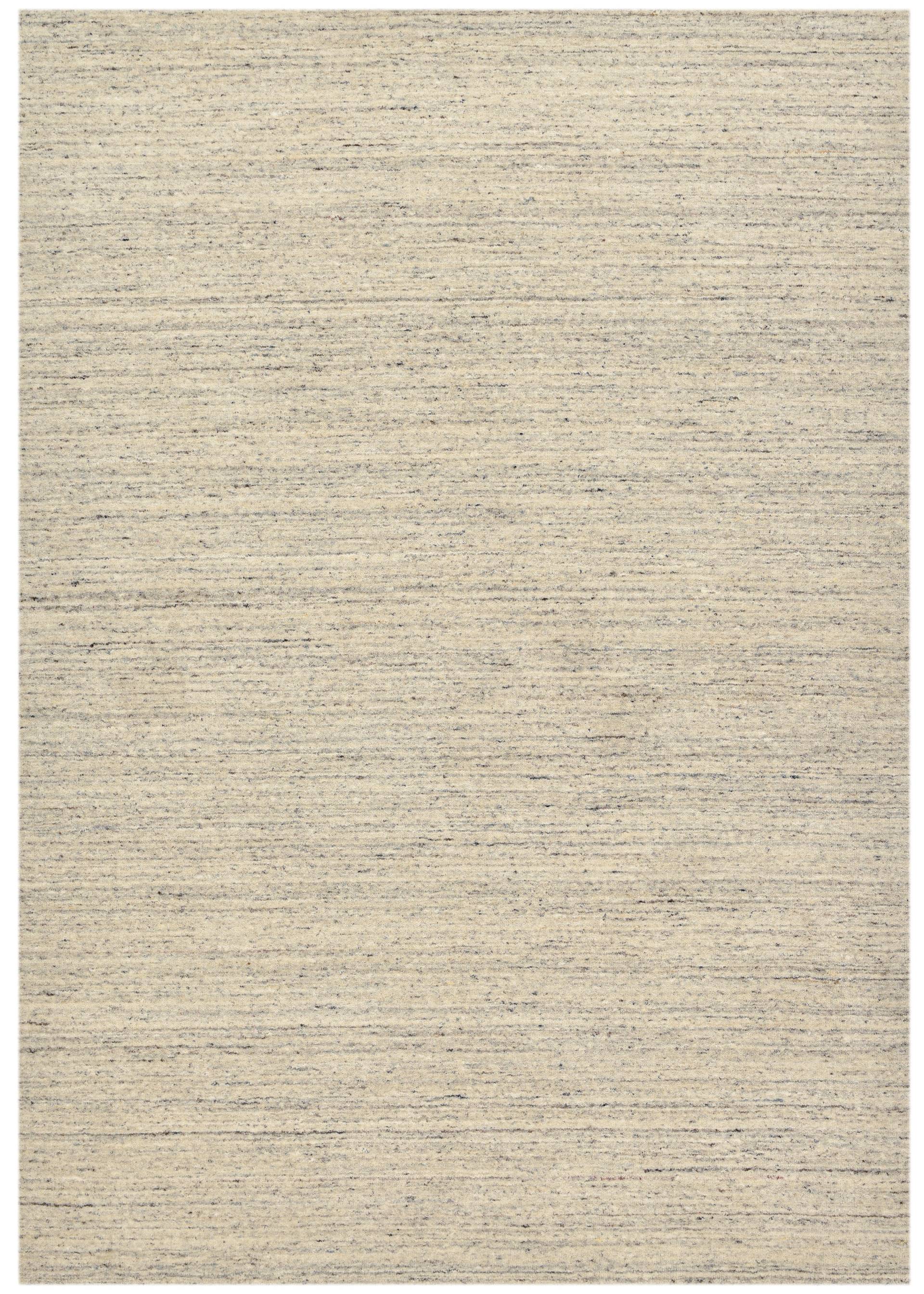 THEKO Wollteppich "Pure UNI", rechteckig, 14 mm Höhe, Handwebteppich, meliert, reine Wolle, handgewebt von Theko