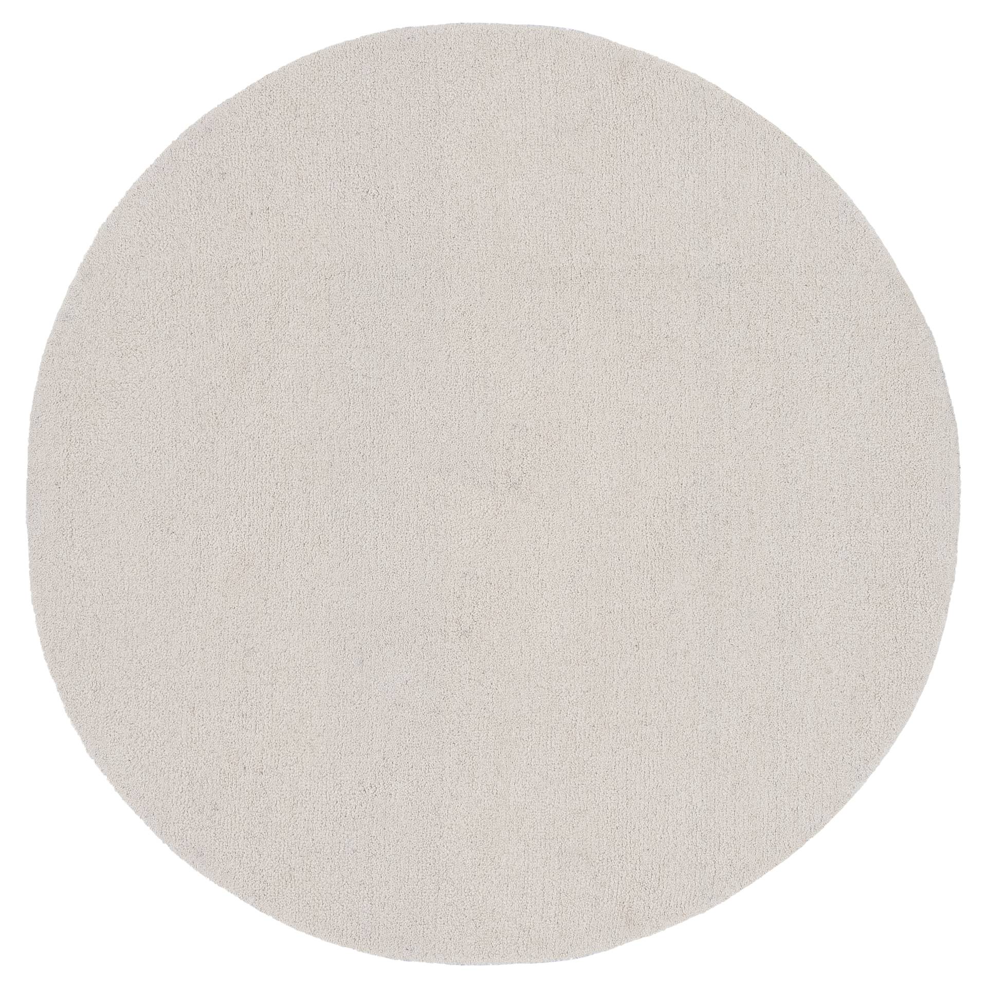 THEKO Wollteppich "Royal Berber Uni" rund 18 mm Höhe Berber Optik, reine Wolle, ideal im Wohnzimmer & Schlafzimmer von Theko