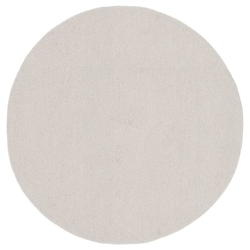 THEKO Wollteppich "Royal Berber Uni" rund 18 mm Höhe Berber Optik, reine Wolle, ideal im Wohnzimmer & Schlafzimmer von Theko