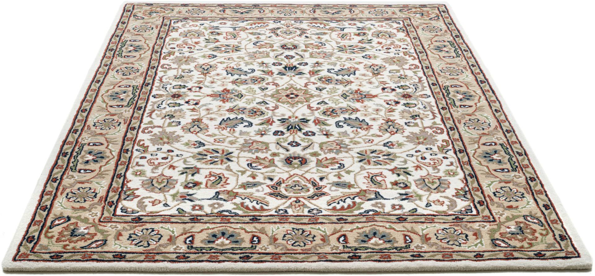 THEKO Wollteppich "Royal Orient Isfahan", rechteckig, 14 mm Höhe, handgetuftet, Orient-Optik, reine Wolle von Theko